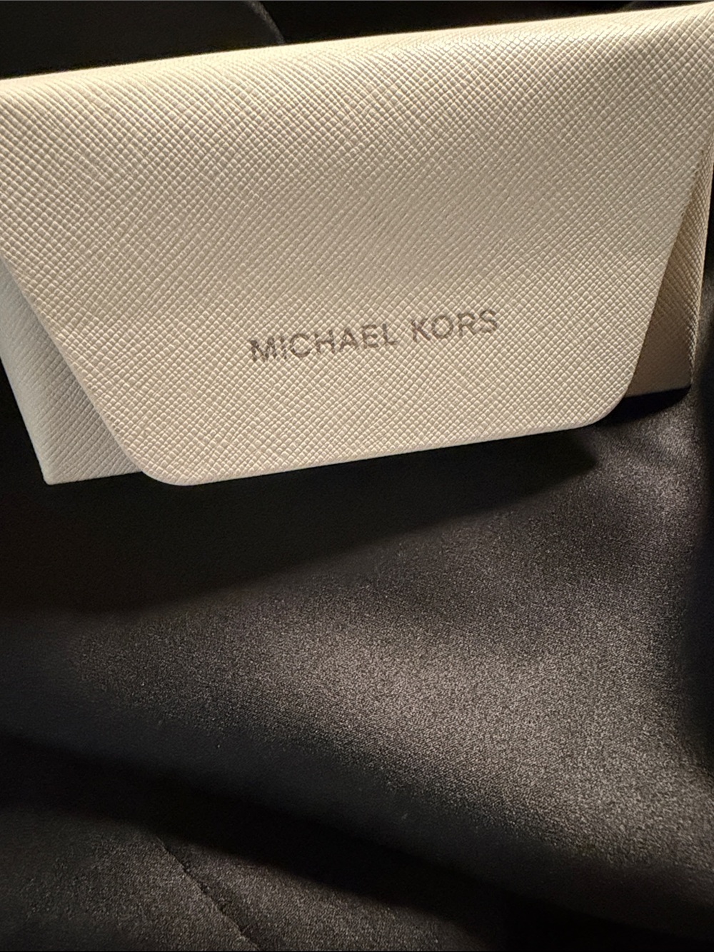 Michael Kors Cream Saffiano Leather Card Case Wallet